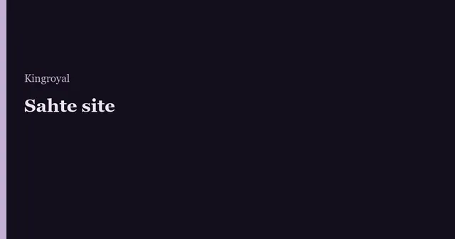 Sahte site kapağı